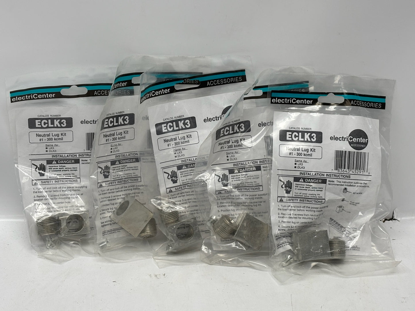5 PK Electricenter ECLK3 Neutral Lug Kit for Load Centers and Panelboards
