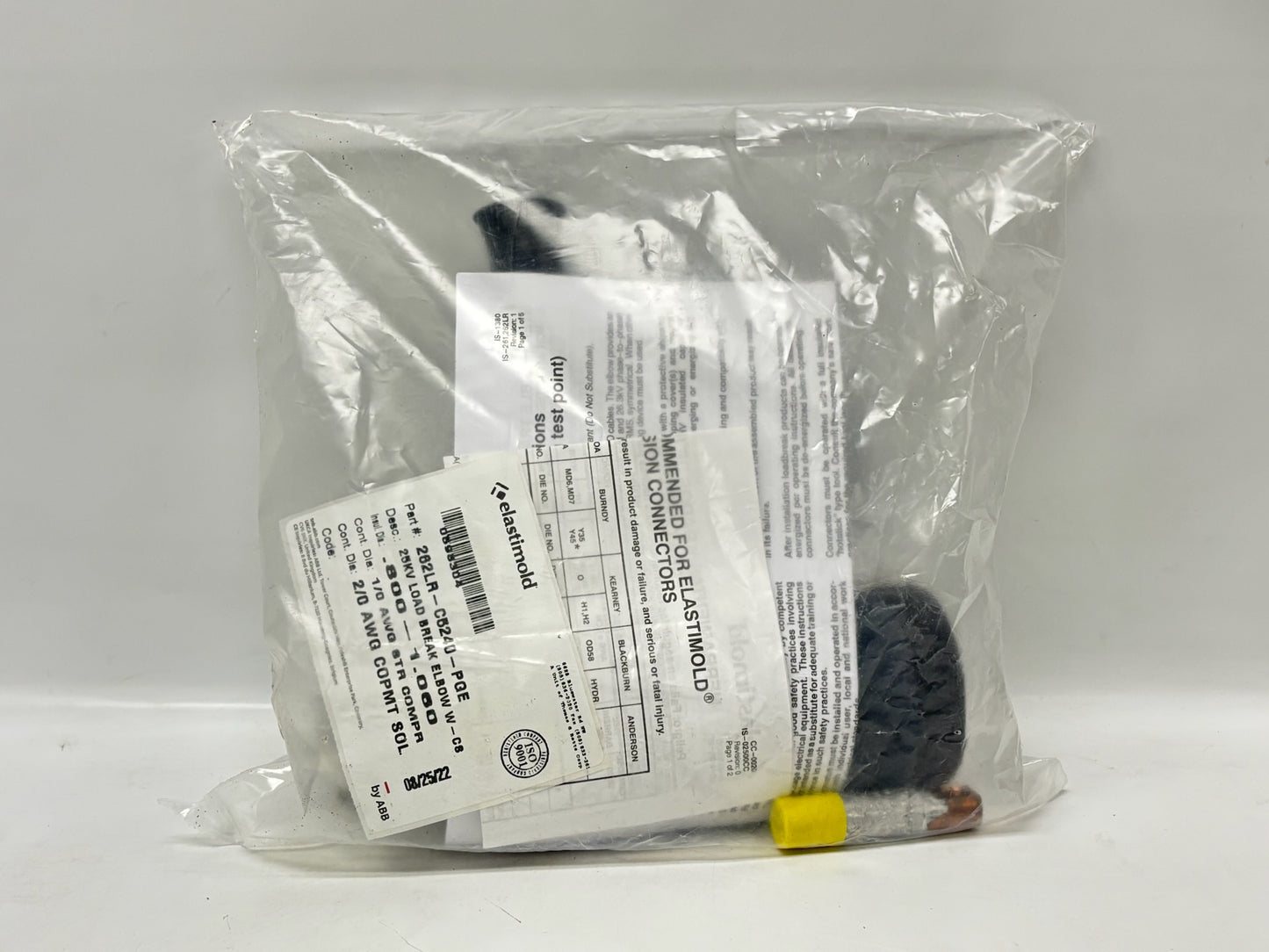 Elastimold 262LR-C5240 25kV 200A Loadbreak Elbow with Test Point