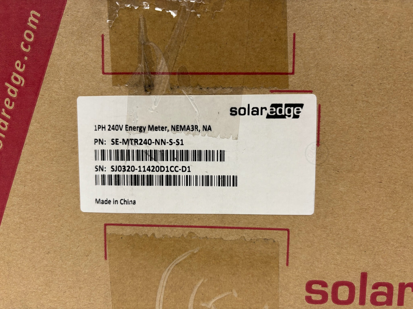 SolarEdge SE-MTR240-NN-S-S1 Single-Phase 240V Energy Meter