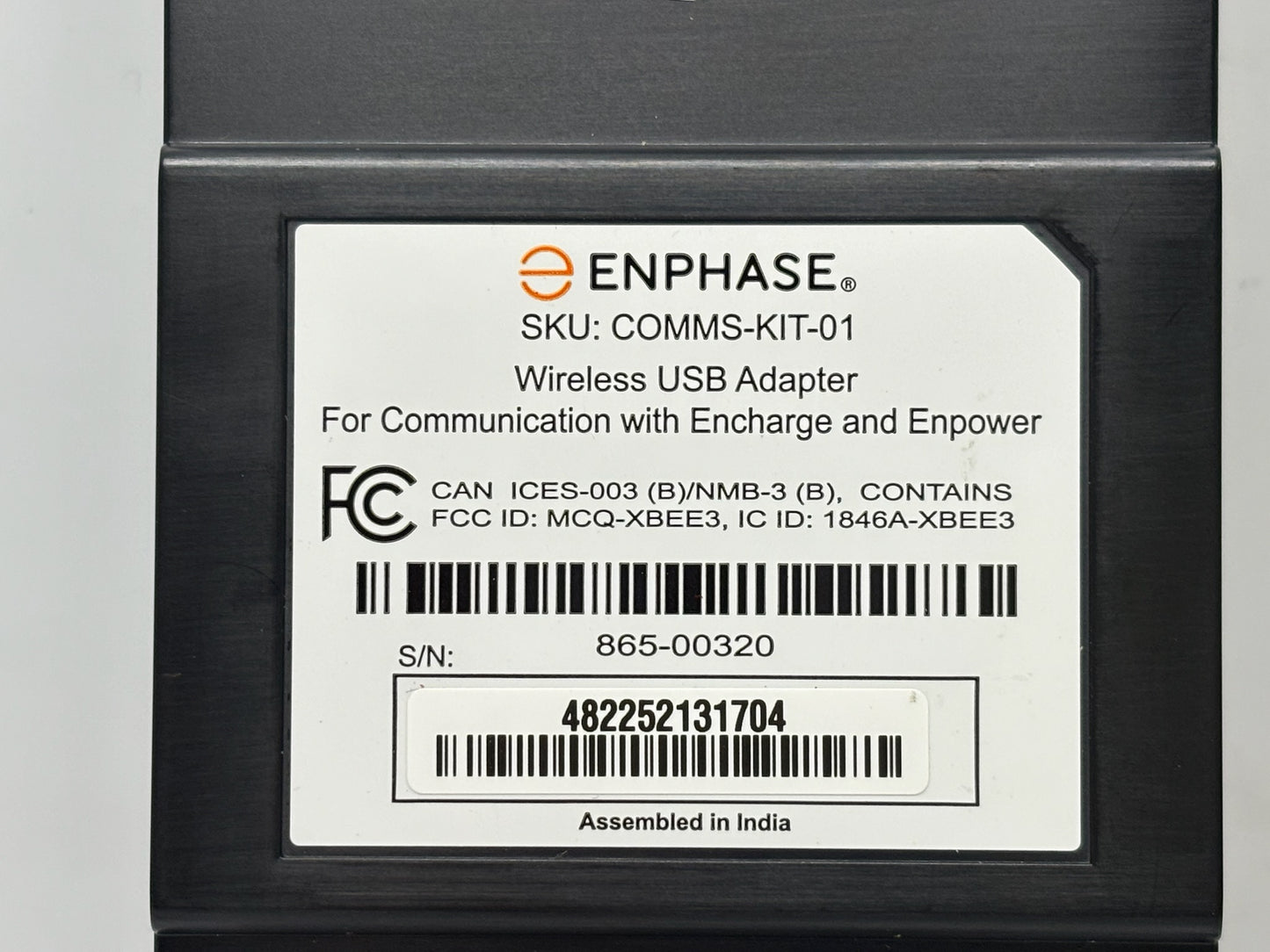 2 Pk Enphase COMMS-KIT-01 865-00320-08 8335 USB Wireless Adapter for IQ Envoy