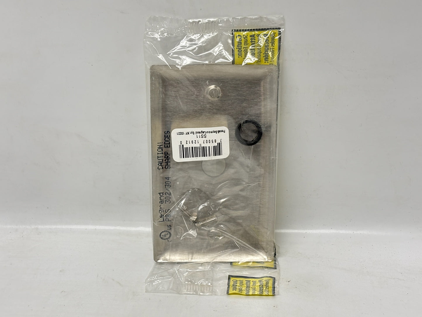 70PK Legrand Pass & Seymour SS13 Blank Wall Plate, 1‑Gang, Stainless Steel