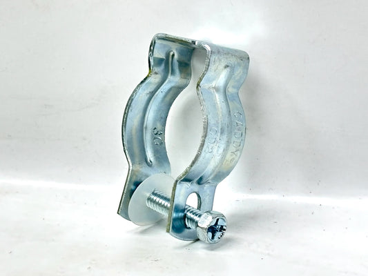 100PK nVent CADDY CD2B Conduit/Pipe Clamp, 1" EMT/Rigid, Steel, Zinc‑Plated