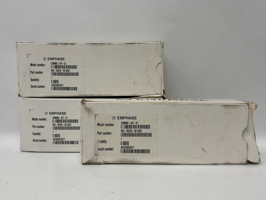 3 Pk Enphase Comms-Kit-01 865-00320-08 8362 Solar Communication Kit