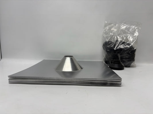 17 Pk QuickMountPV QMCPC-A-12 REV A Roof Flashing Kit for Solar Panels