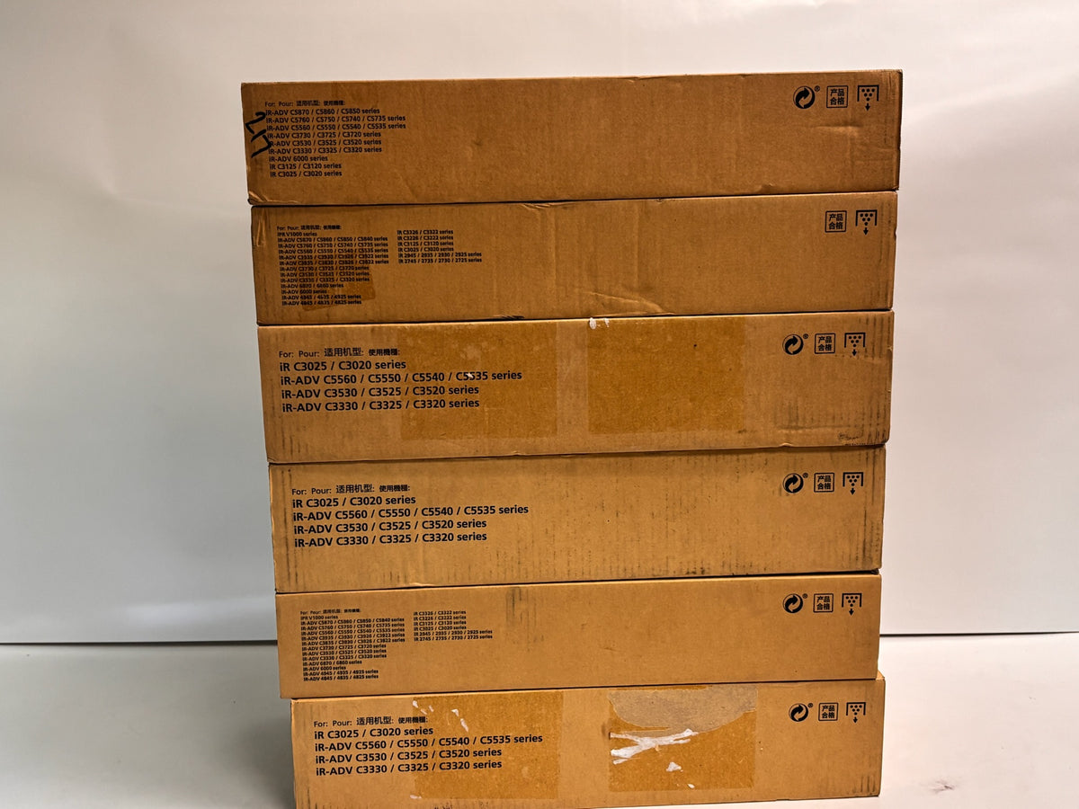 6 Genuine Canon iRA C3325,C3330,C5550,C5560 Waste Toner Containers WT-202, WT202