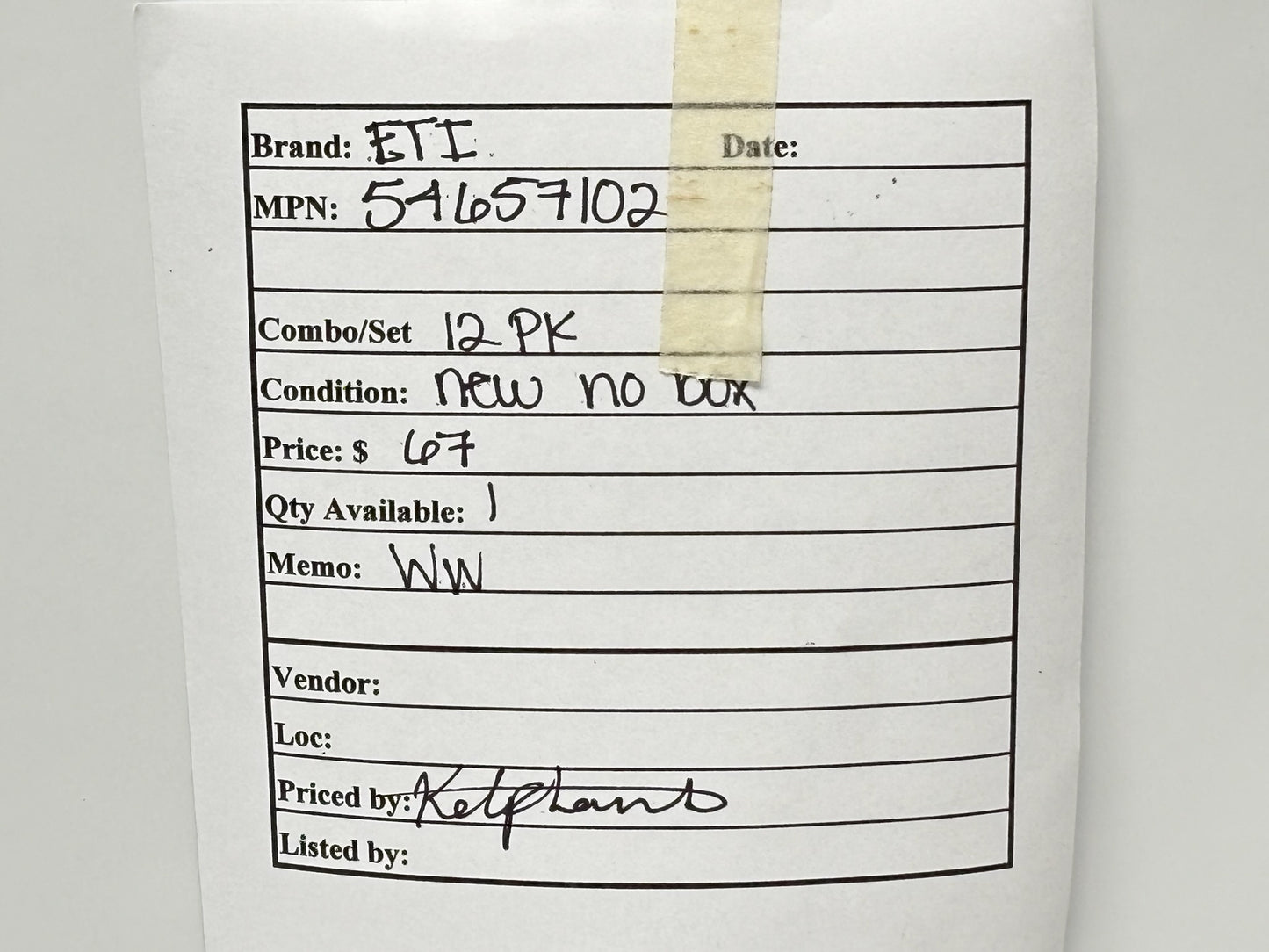 12PK ETi 54657102 Round 4" Steel Junction Box Cover Plate