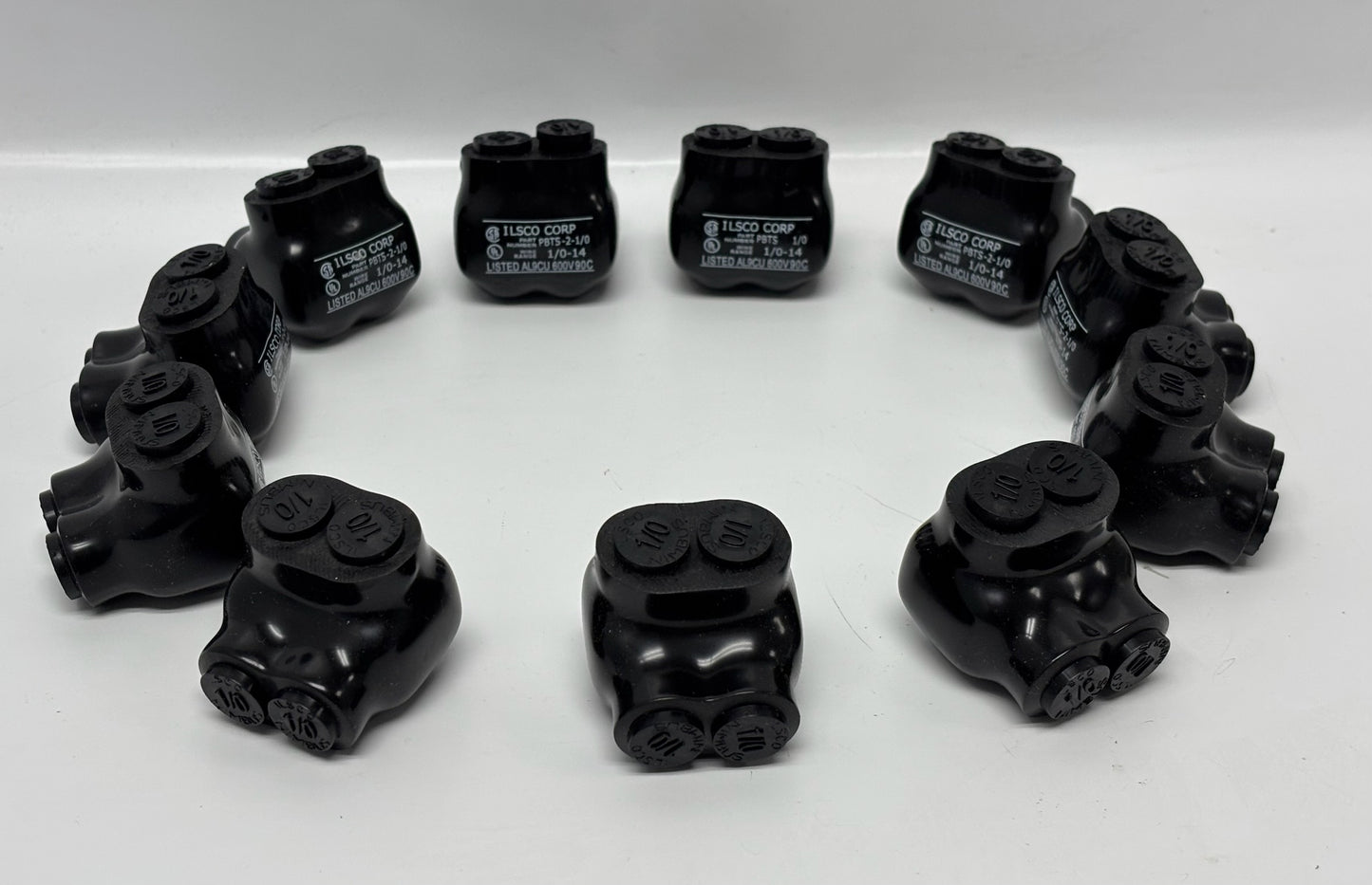 11 Pk Ilsco PBTS-2-1/0 Dual-Port Insulated Panelboard Terminal