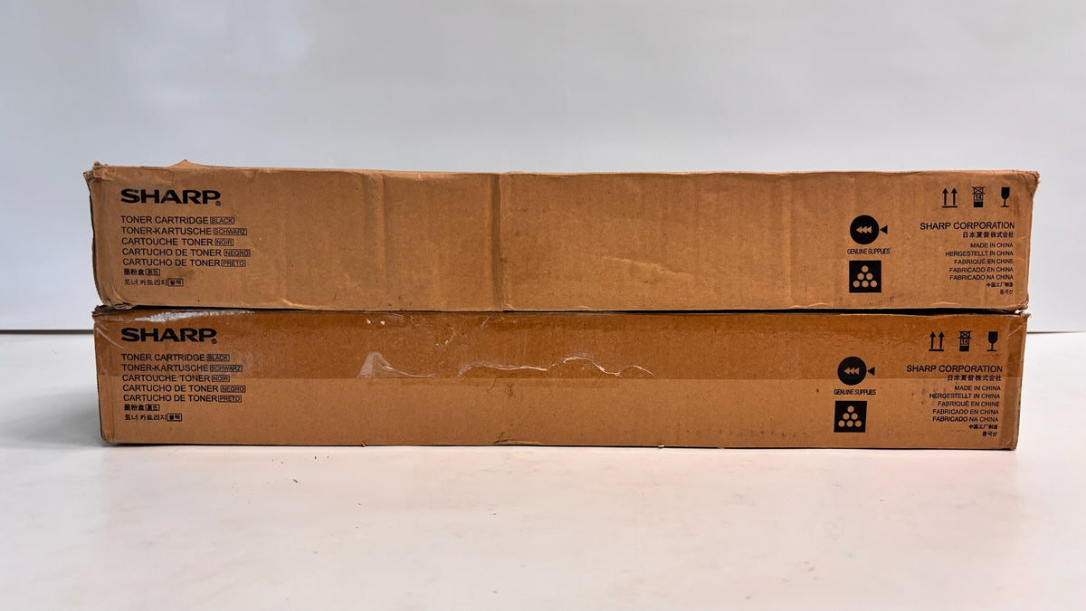 2 Genuine Sharp MX-M2630, MX-M3070 Black High Yield Toners MX-560NT (Bad Box)