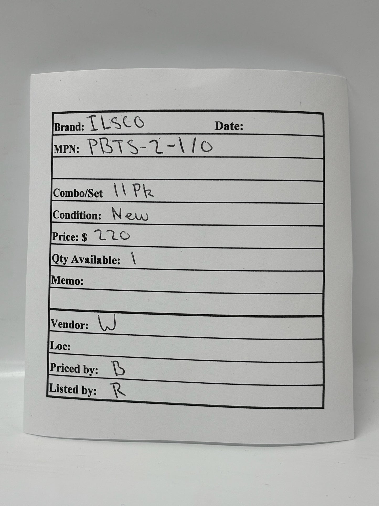 11 Pk Ilsco PBTS-2-1/0 Dual-Port Insulated Panelboard Terminal