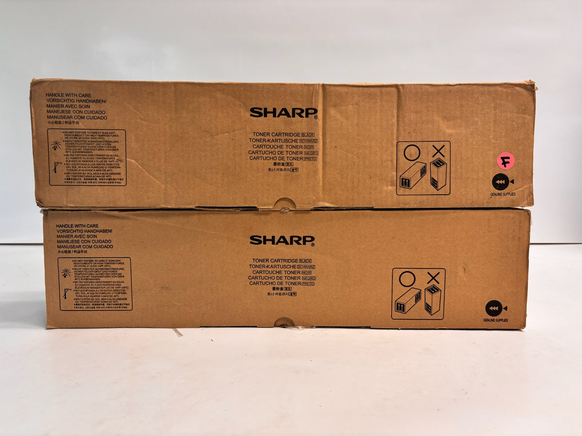 2 Genuine Sharp MX-M2630, MX-M3070 Black High Yield Toners MX-560NT (Bad Box)