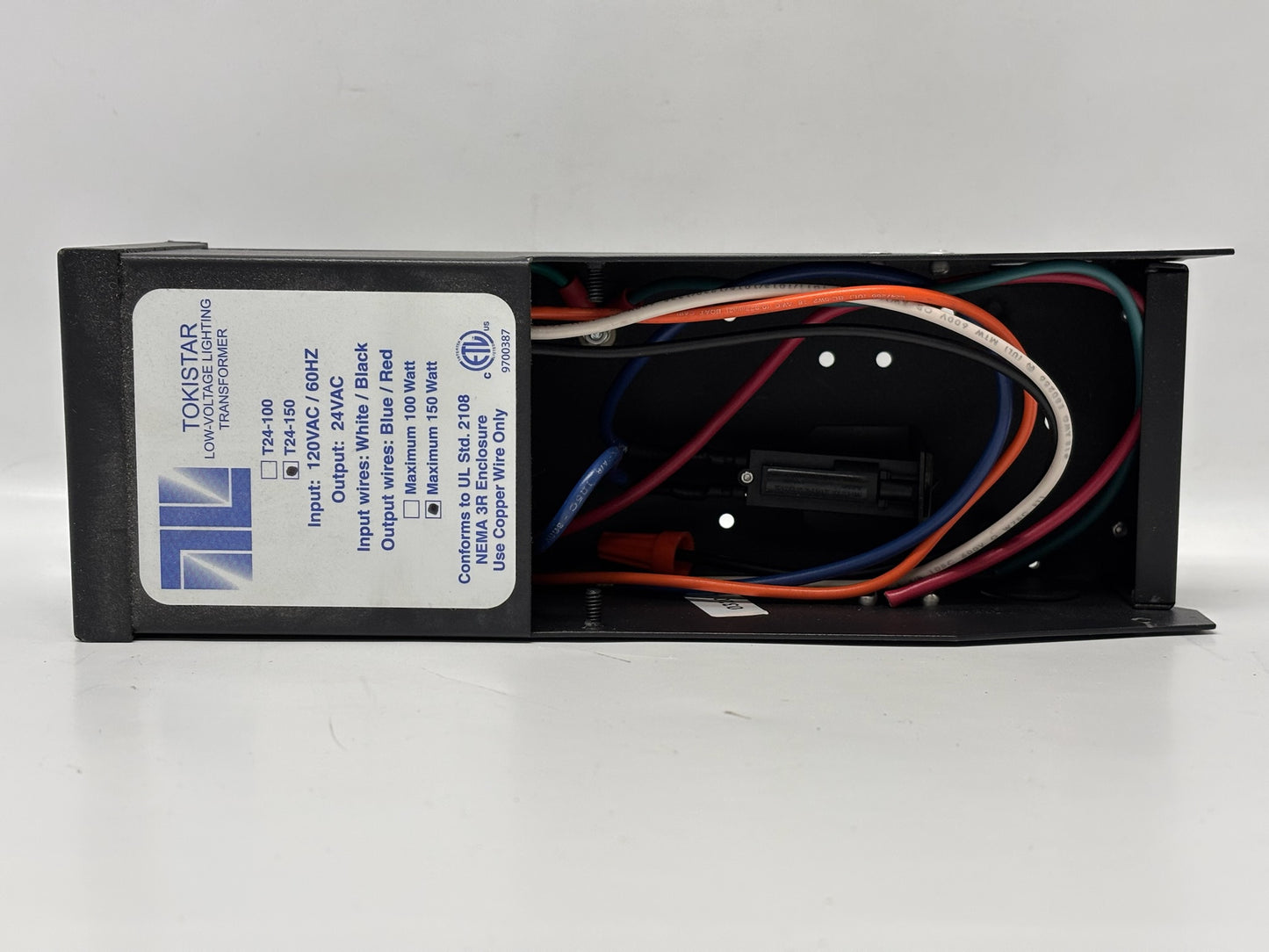 Tokistar T24-150 24V 150W Low Voltage Lighting Transformer