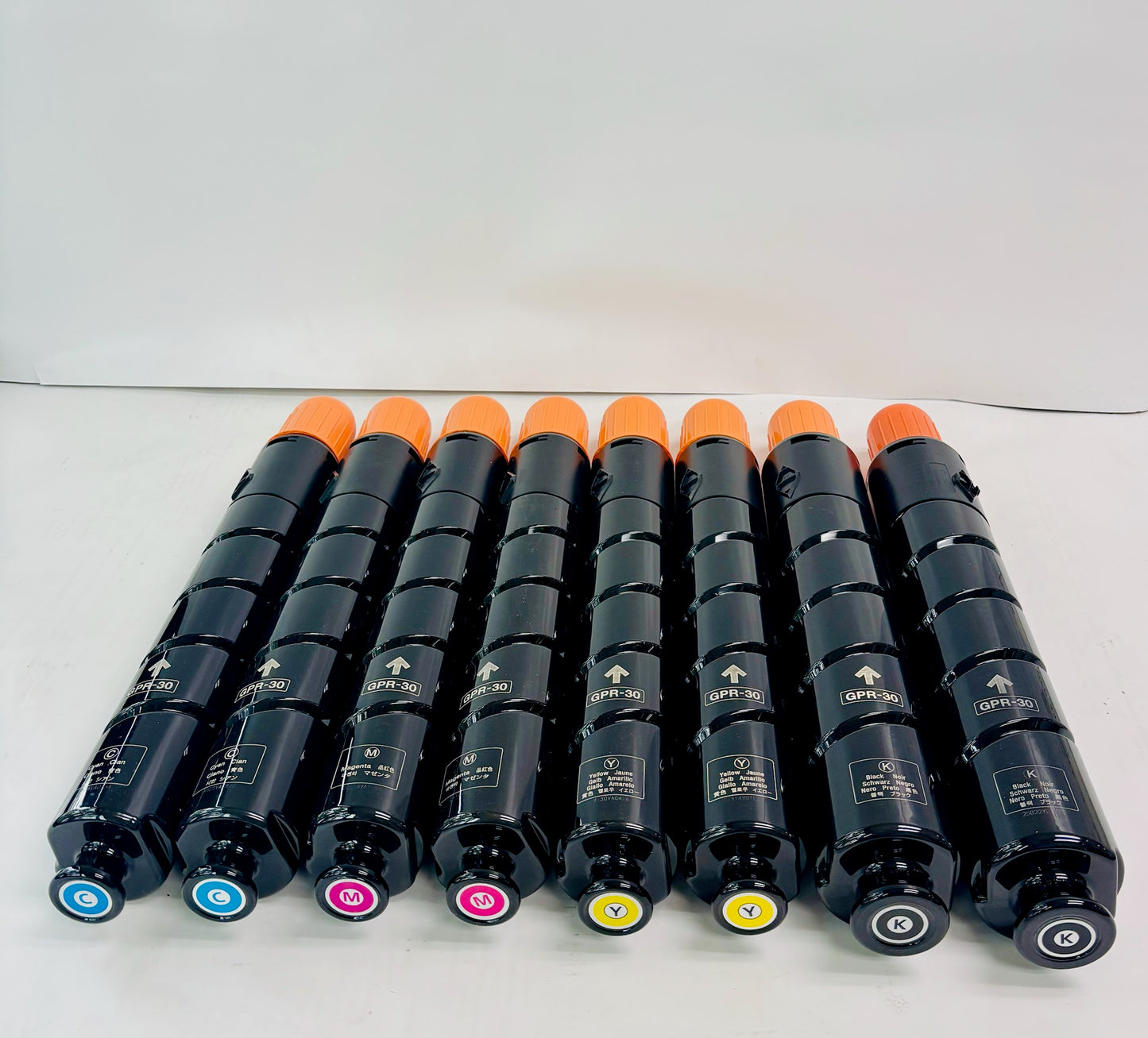 8 Open OEM Canon iR ADV. C5045,C5051 Cyan,Magenta,Yellow & Black Toner GPR-30