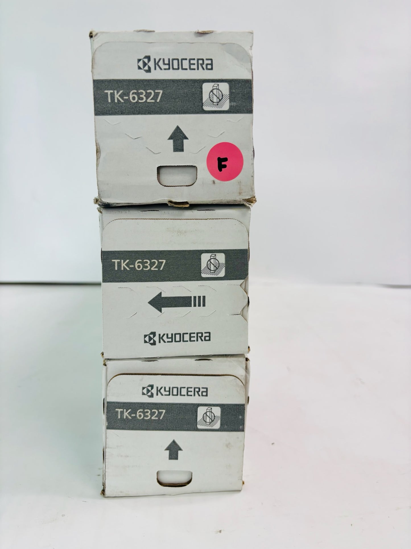 3 Genuine Kyocera TASKalfa 4002i, 5002i, 6002i Black Toner TK-6327