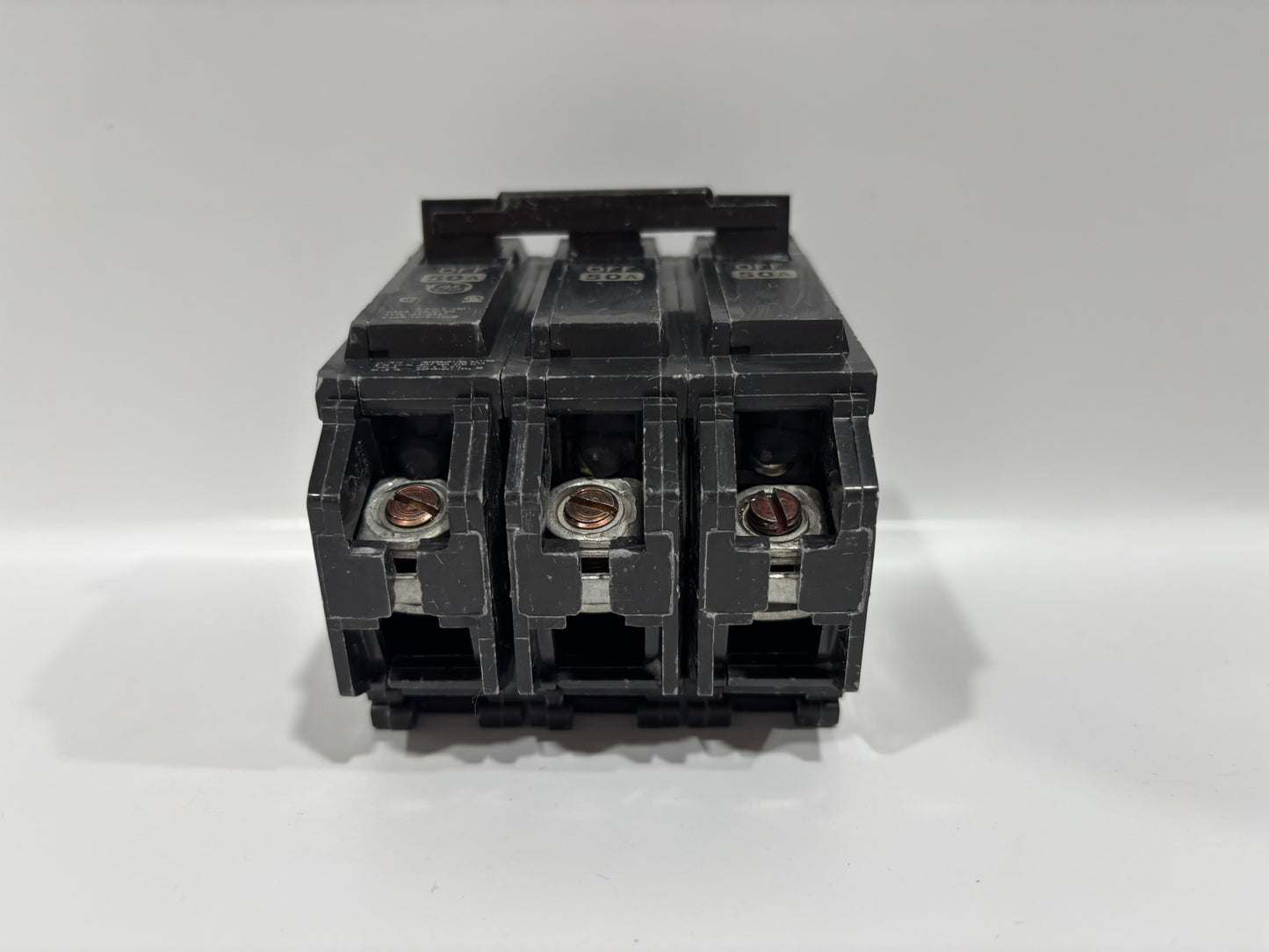 New GE Consumer & Industrials 50 AMP 3 Pole Circuit Breaker THQB32050