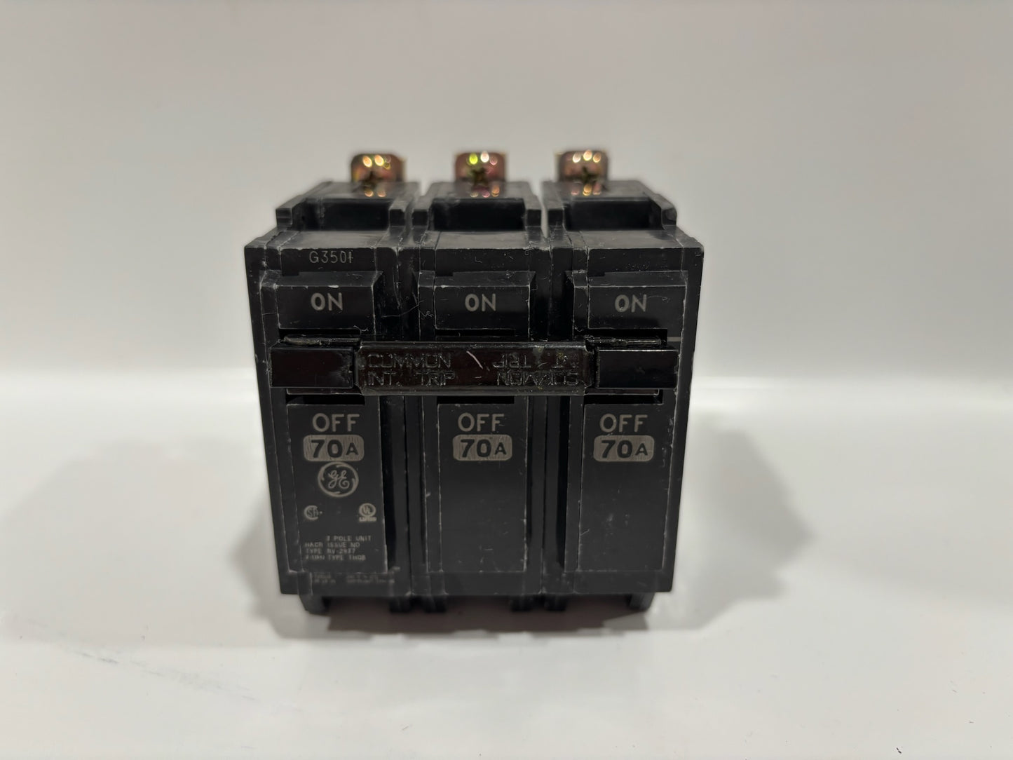 New GE Consumer & Industrial 70 AMP 3 Pole Circuit breaker THQB32070