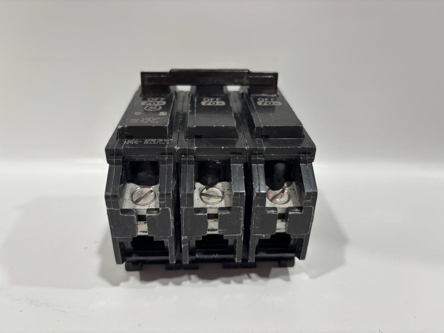 New GE Consumer & Industrial 70 AMP 3 Pole Circuit breaker THQB32070