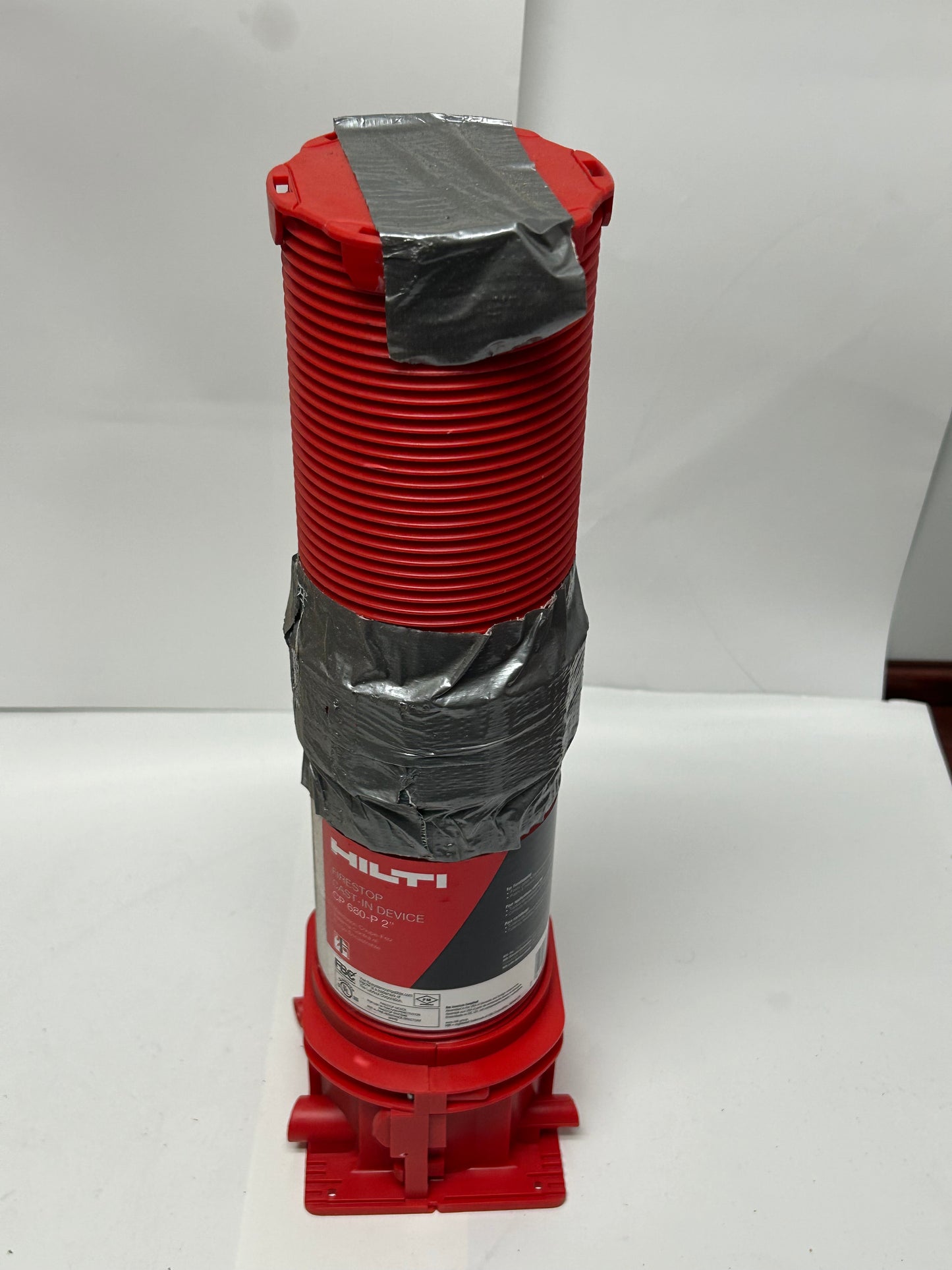 Lot of (2) HILTI CP 680-P 2" Cast-In Firestop Device with Extension Tube 14in Tall