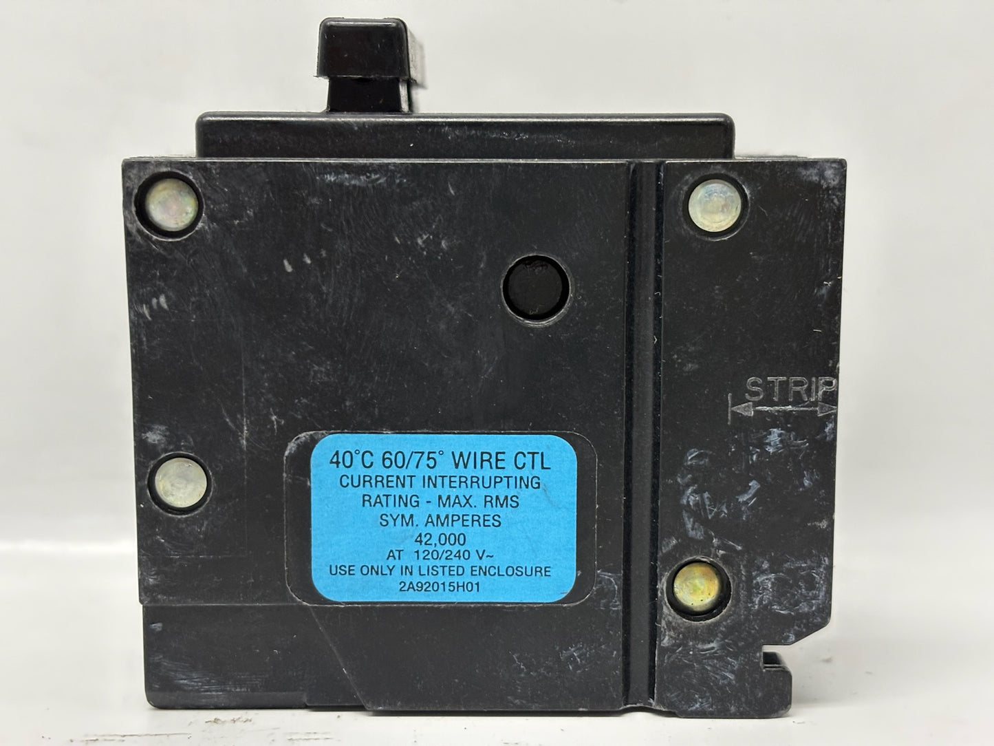 4 Pk Eaton BRHH2100 100A Two-Pole Type BR High-Interrupting Breaker (No Box)