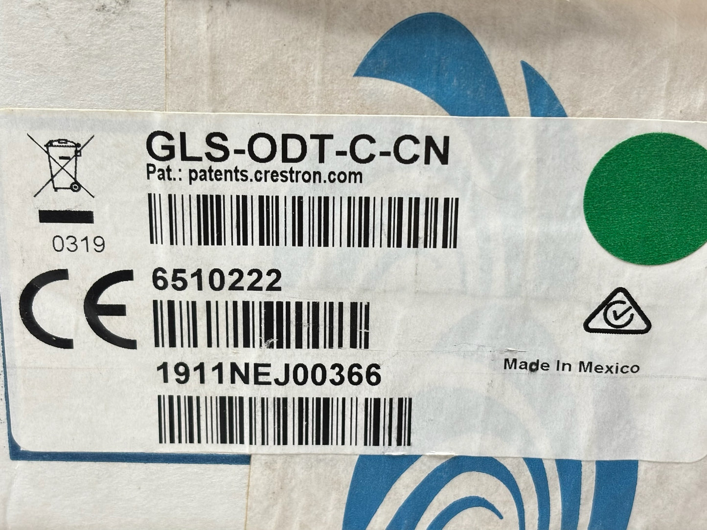Crestron GLS‑ODT‑C‑CN Dual-Technology Occupancy Sensor