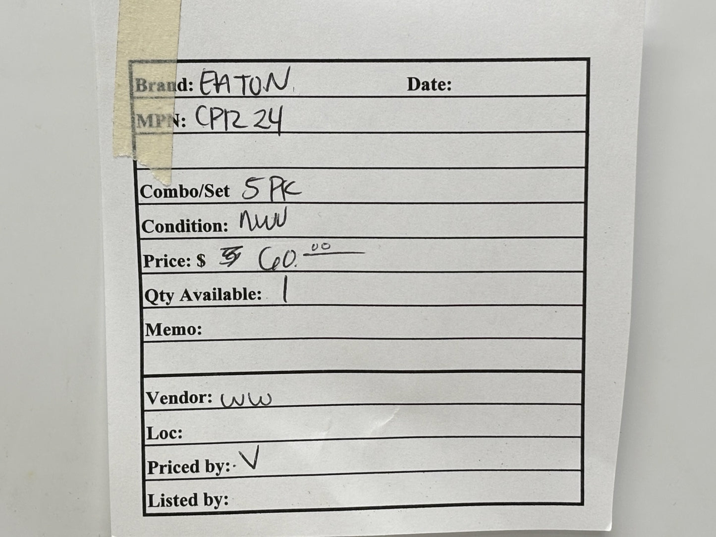 5PK Eaton CPR24 Compression Coupling
