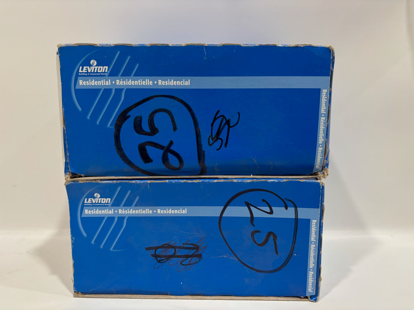 New 50 PC Leviton 88013 1 Gang White Telephone Plate 2.75 x 4.5