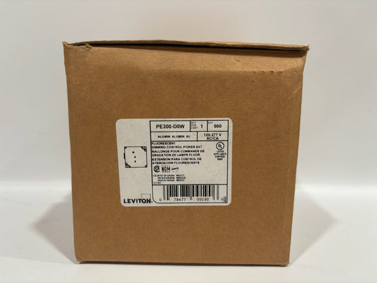 New Leviton PE300-D0W Flourescent Dimming Control Power EXT