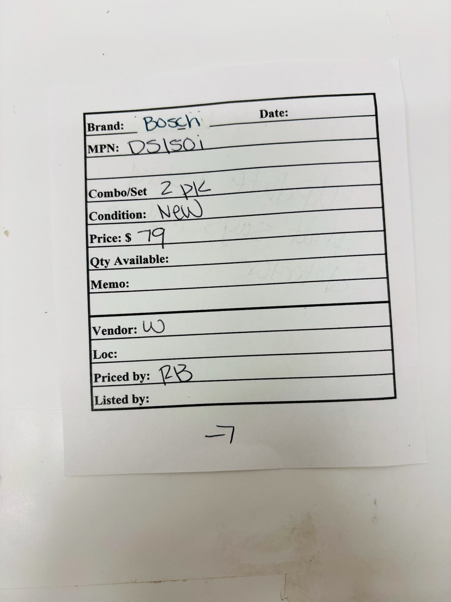 2Pk Bosch DS150i Request-to-Exit PIR Motion Detector