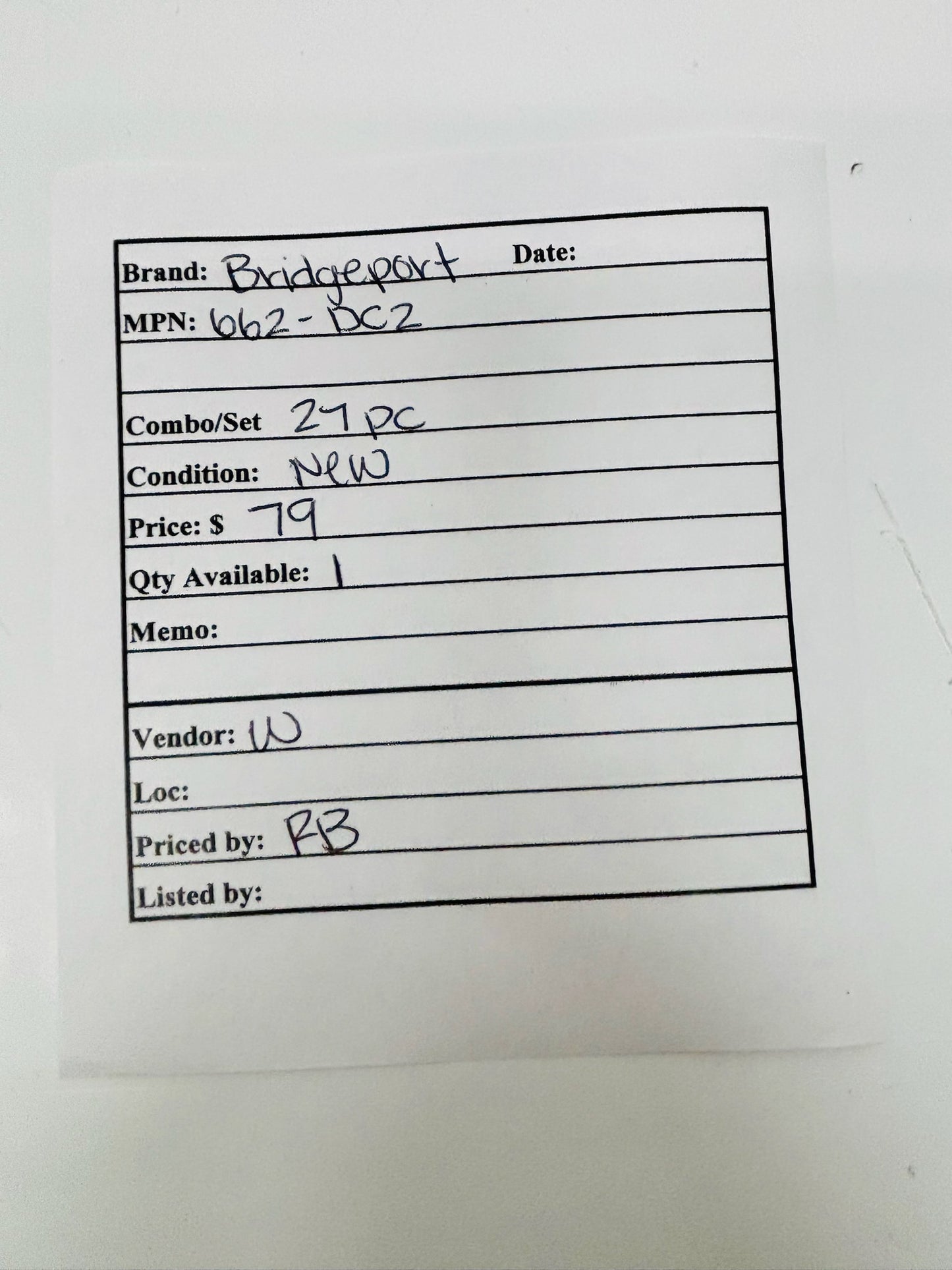 27 Pc Bridgeport 662-DC2 1-Inch Two-Screw Zinc Conduit Strap Connector
