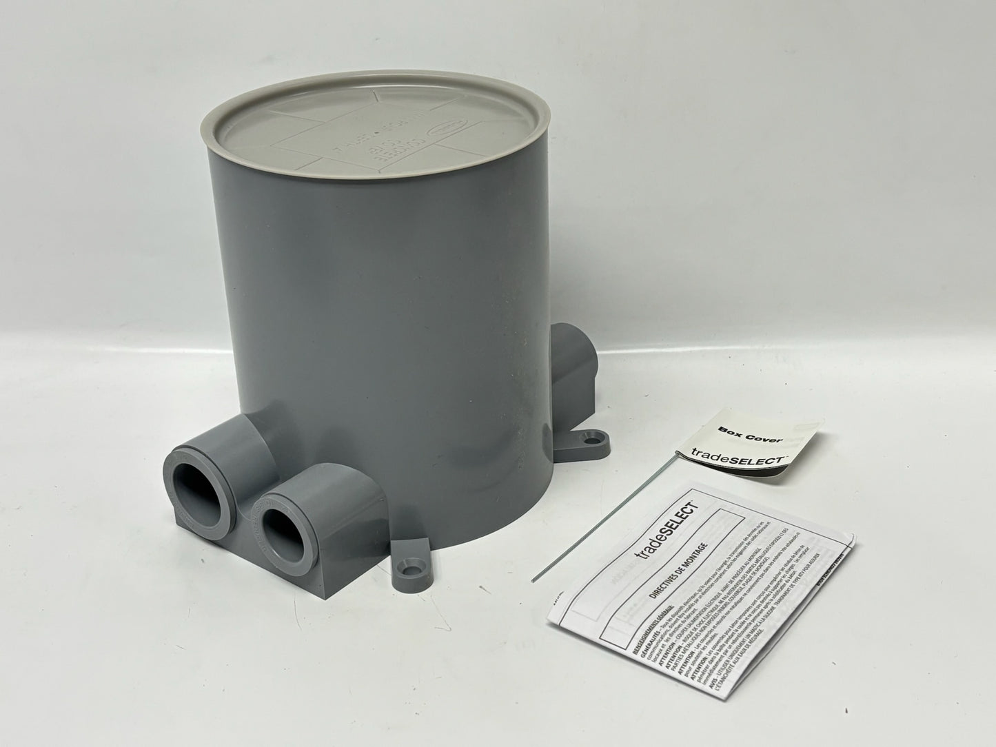 Hubbell tradeSELECT RF400 Fully-Adjustable PVC Floor Box Kit with Cover
