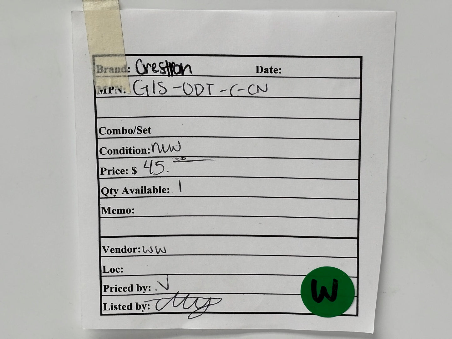 Crestron GLS‑ODT‑C‑CN Dual-Technology Occupancy Sensor