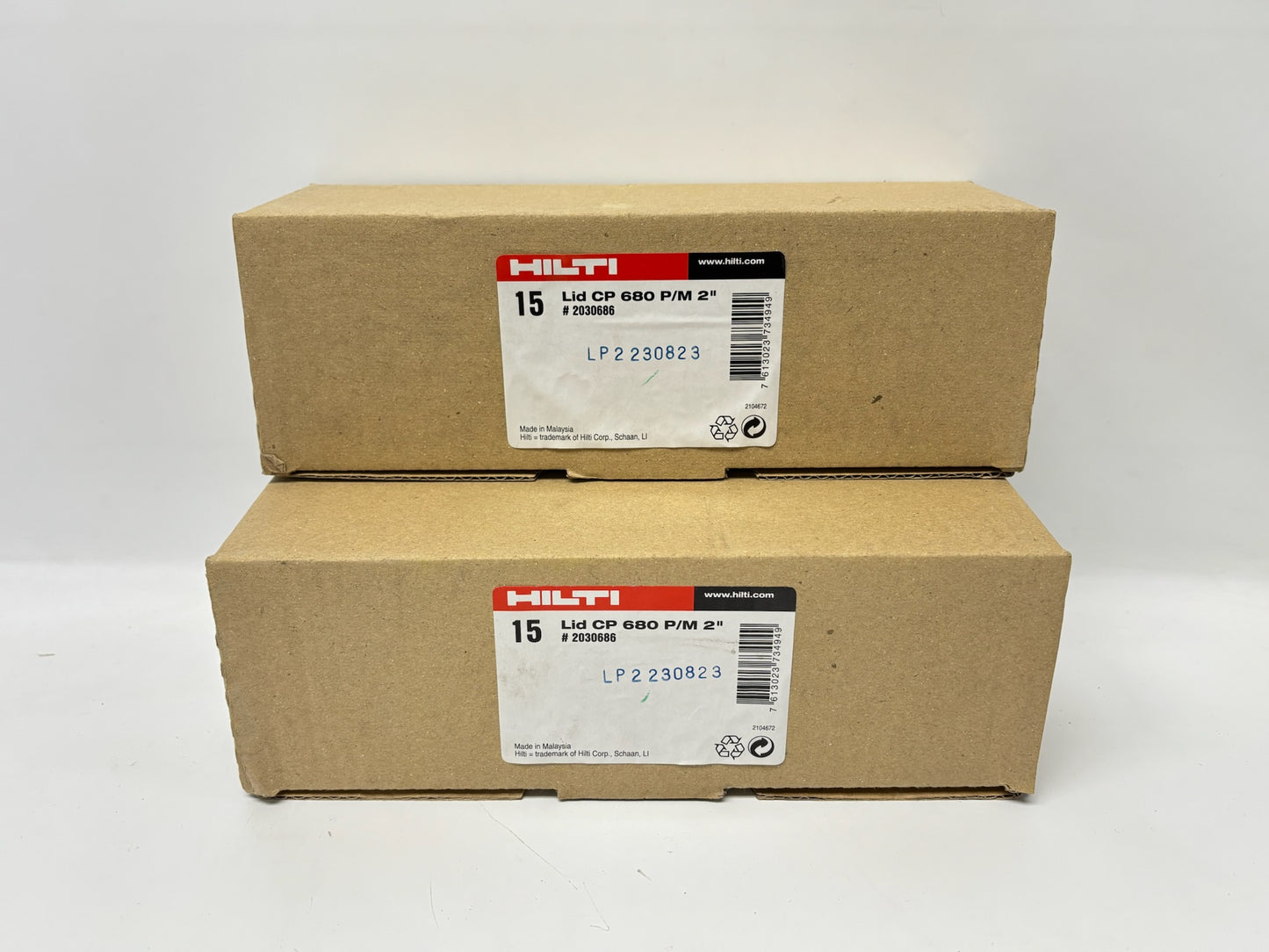 30PK Hilti 2030686 CP 680-P 2" Firestop Box Replacement Lid