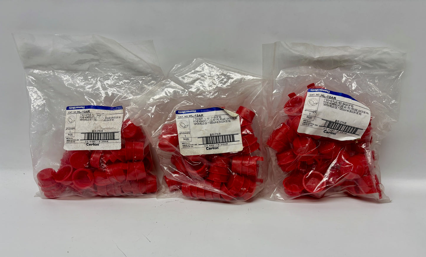 150 Pc Thomas Betts HL-13AR 1" Schedule 40 PVC Conduit Plug
