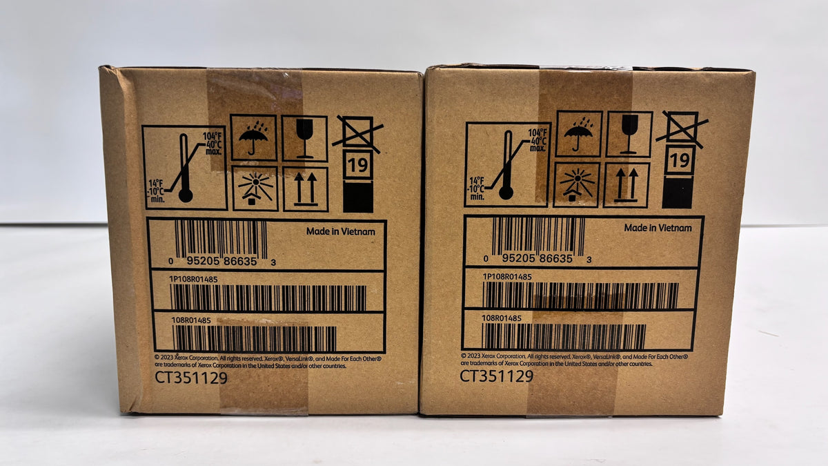 2 Genuine Xerox VersaLink C600, C605 Cyan Drums 108R01485