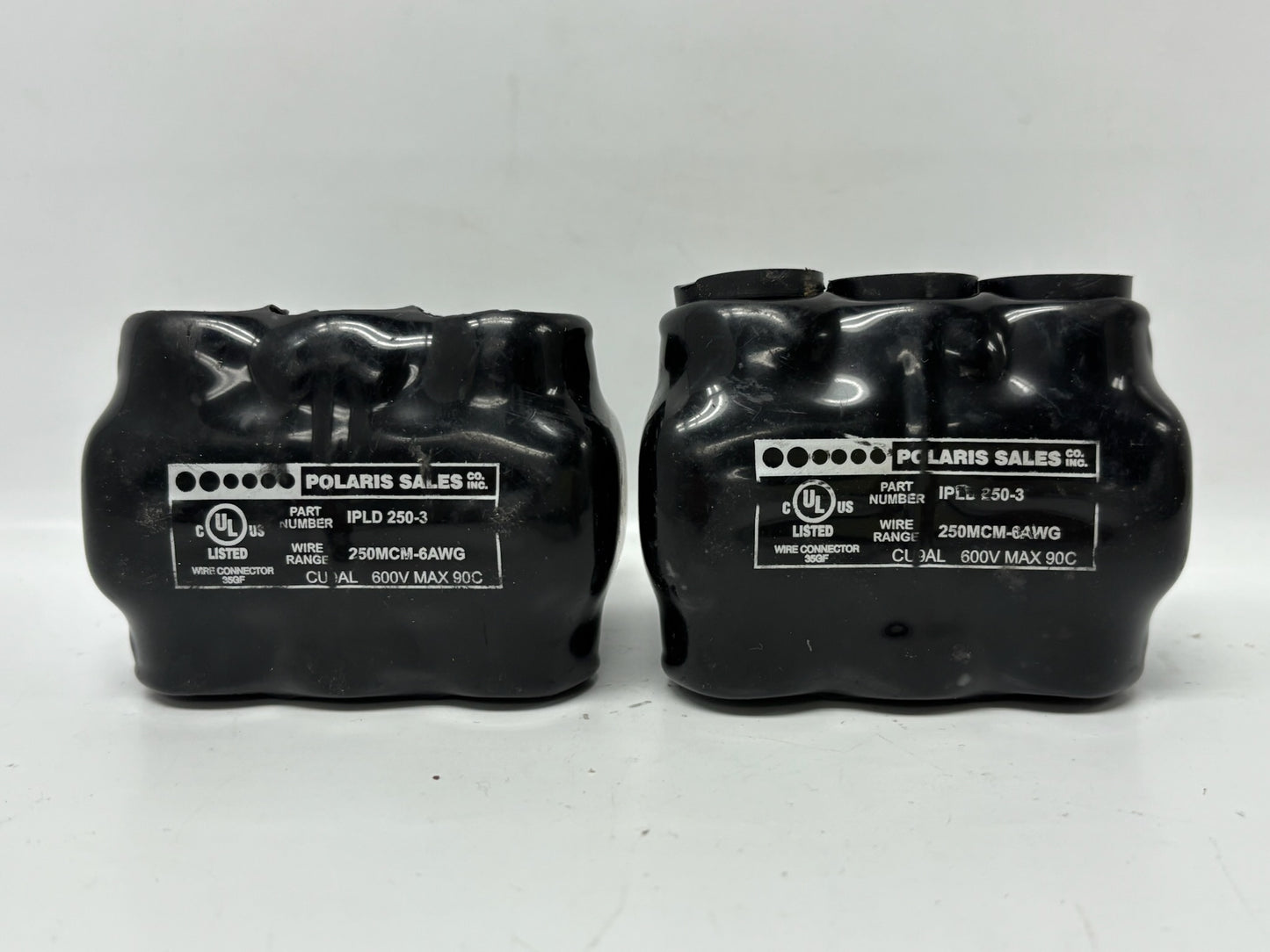 2 Pk Polaris IPLD250-3 3-Port Insulated Multi-Tap Connector