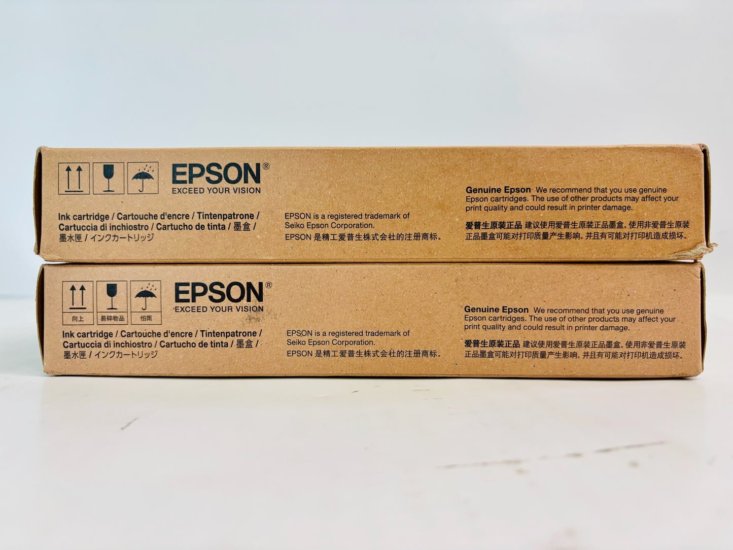 2 Genuine Epson T3000, T3270 Yellow & Photo Black Ink T6934, T6931 (Exp 2024,25)