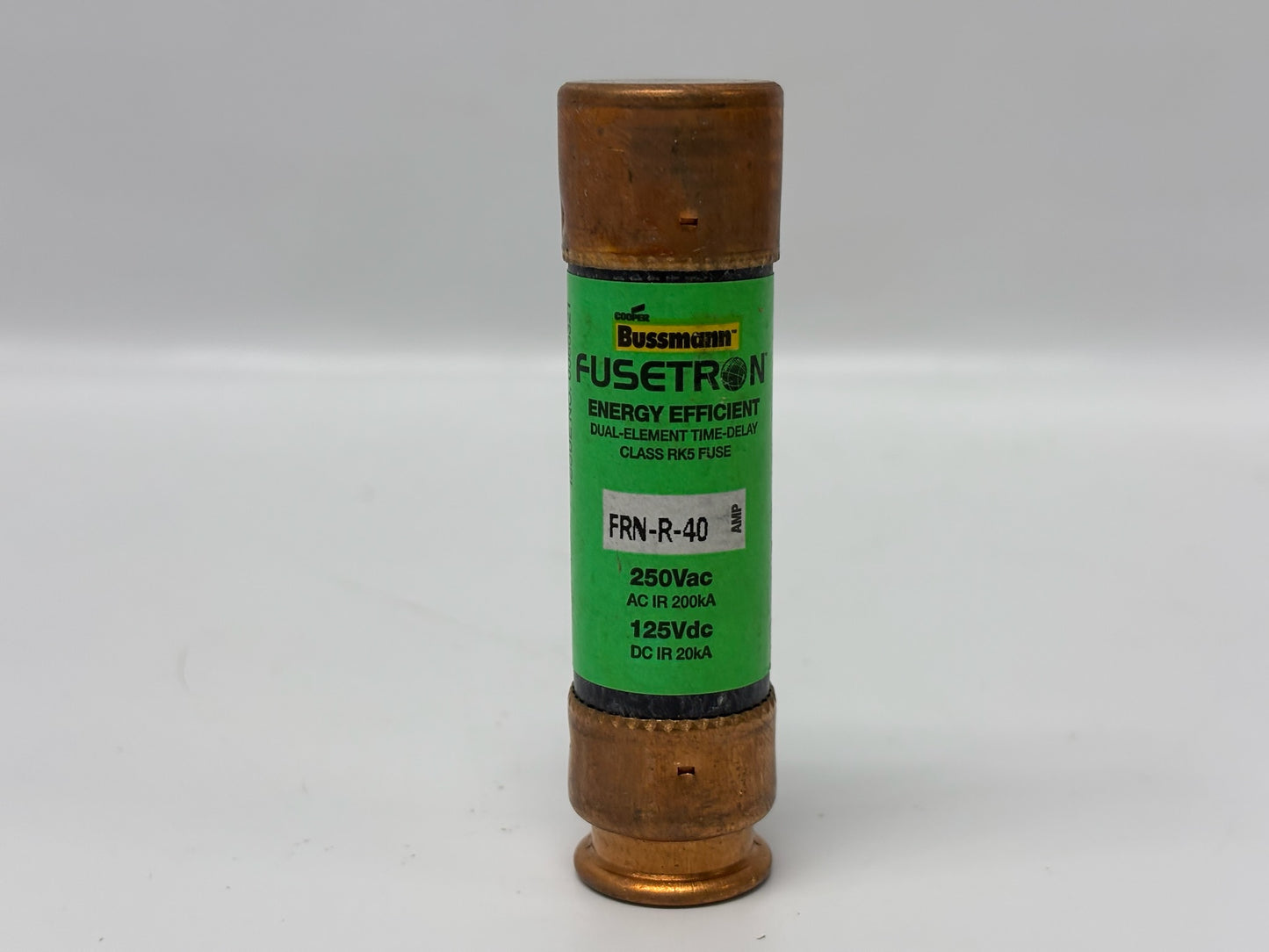 5 Pk Eaton Bussmann Fusetron FRN-R-40 Dual-Element 40A Time-Delay RK5 Fuse
