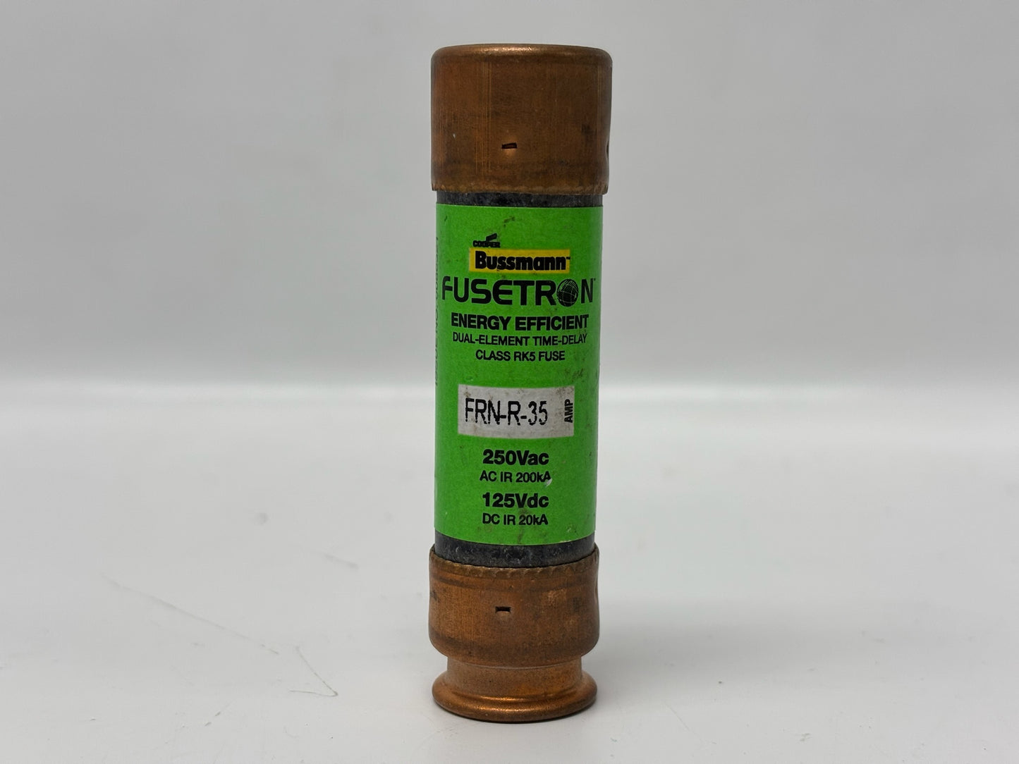 5 Pk Bussmann Fusetron FRN-R-35 35A Dual-Element Time-Delay Cartridge Fuse