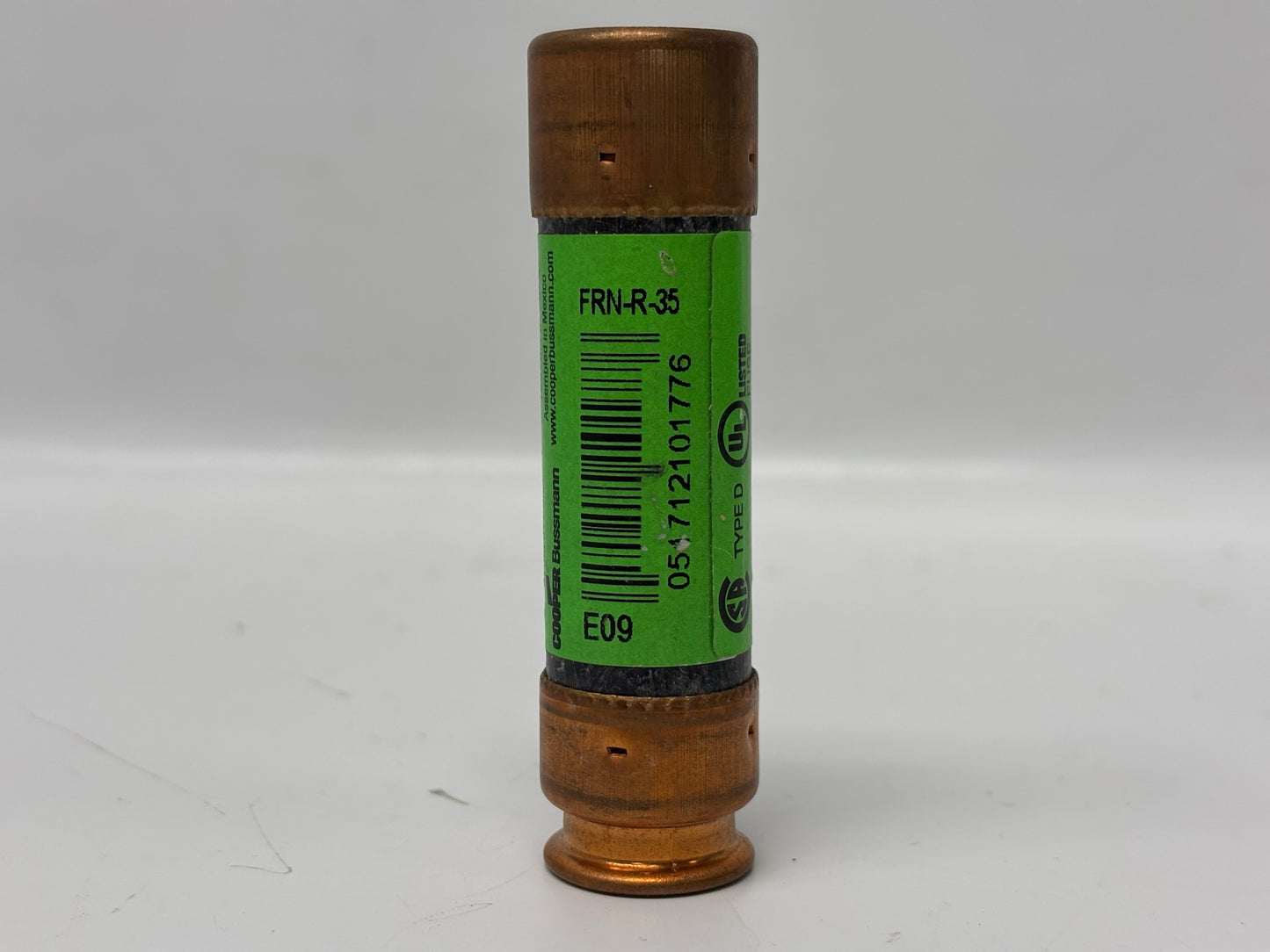 5 Pk Bussmann Fusetron FRN-R-35 35A Dual-Element Time-Delay Cartridge Fuse