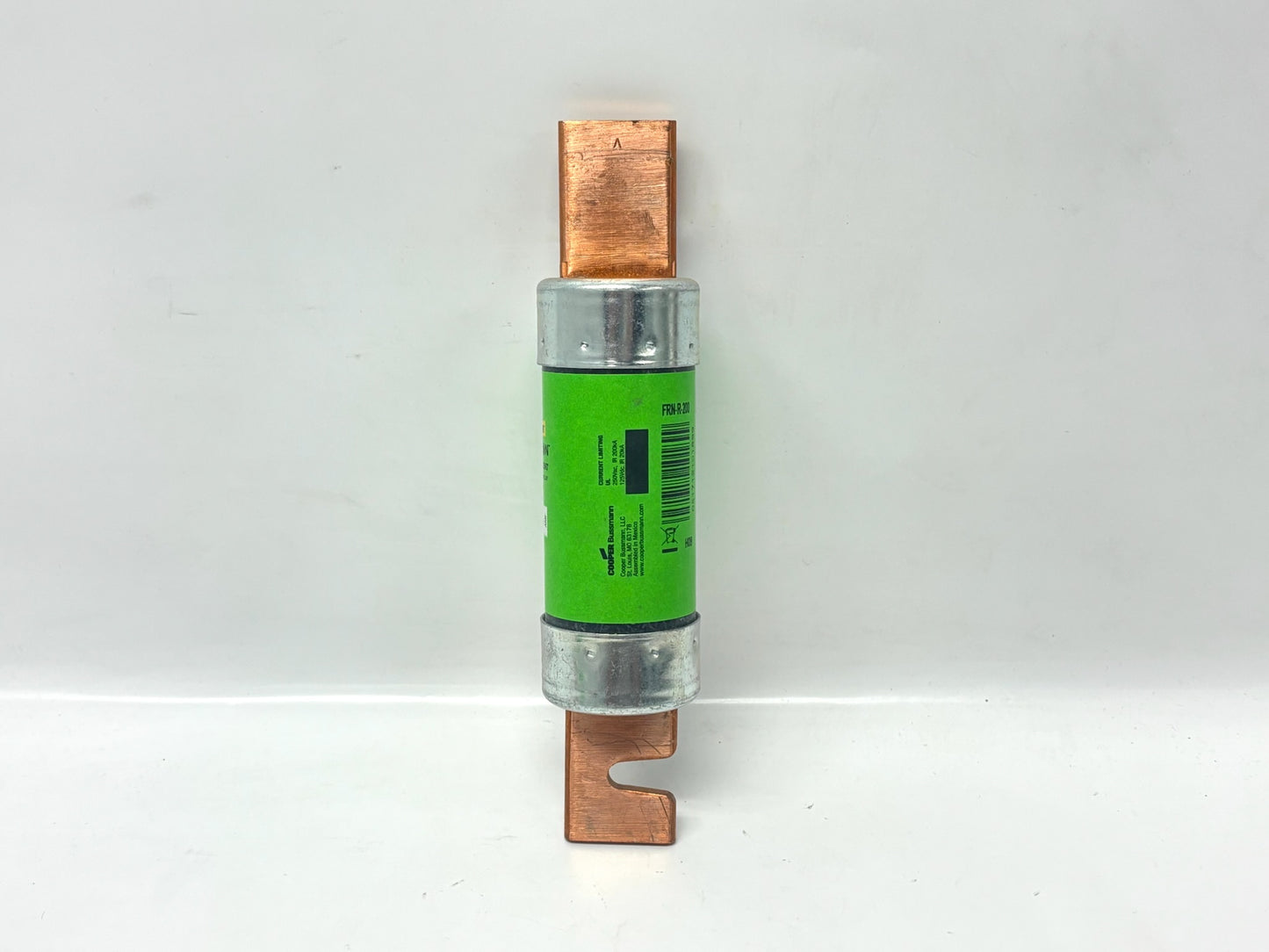 2PK Bussmann FRN‑R‑150 Dual-Element Time-Delay Fuse, 150 A, 250 V AC/125 V DC