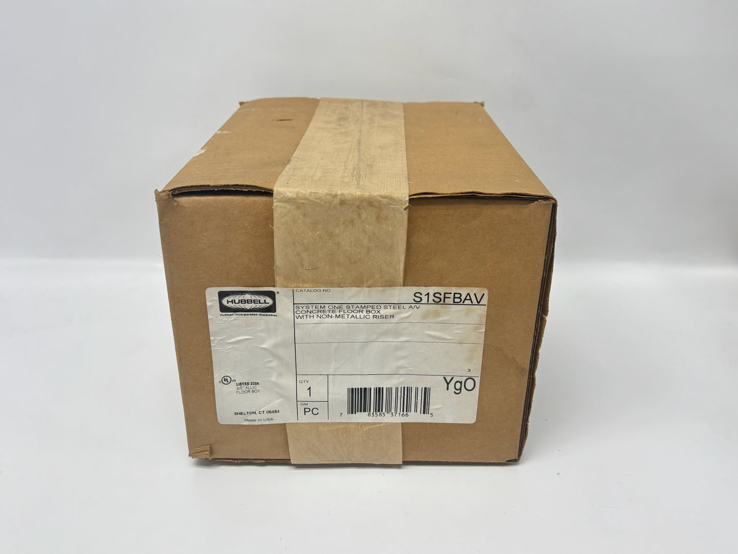 Hubbell S1SFBAV SystemOne Round Flush Floor Box