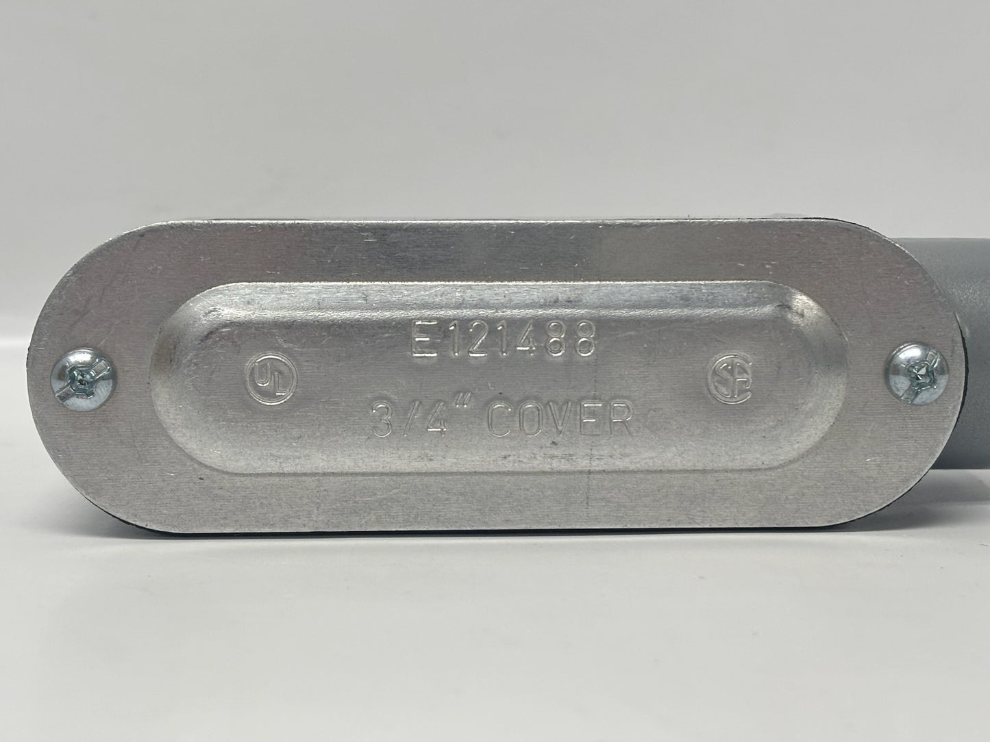 10PK Bridgeport LB-42CG ¾″ Aluminum Type LB Conduit Body with Cover & Gasket