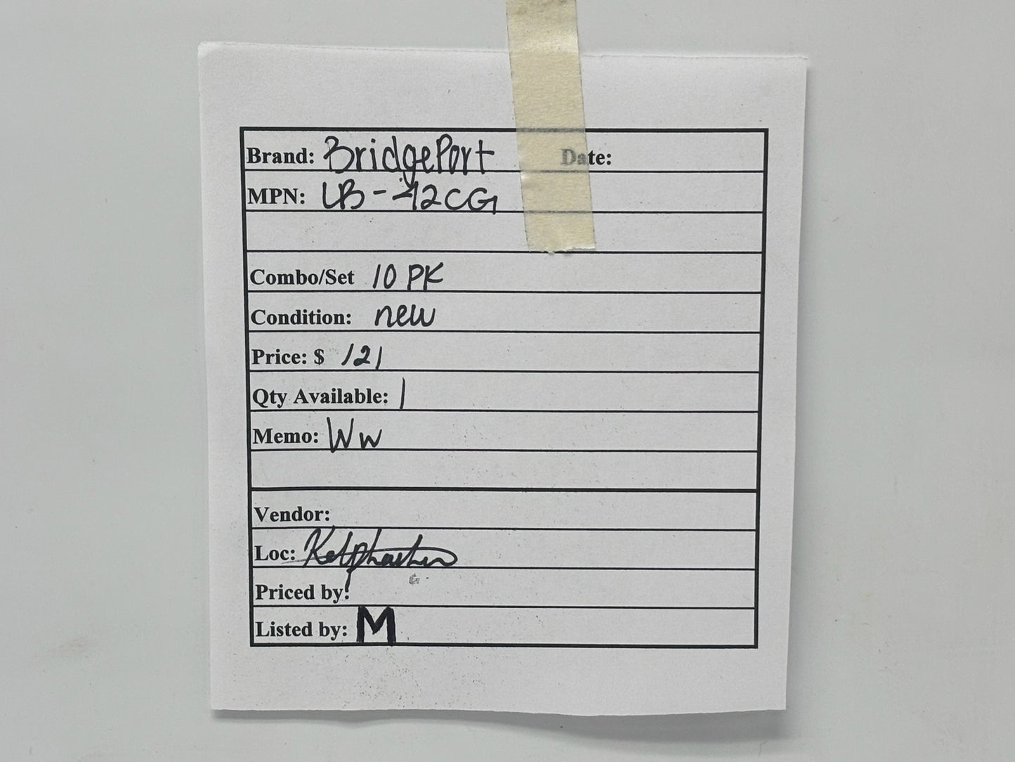 10PK Bridgeport LB-42CG ¾″ Aluminum Type LB Conduit Body with Cover & Gasket