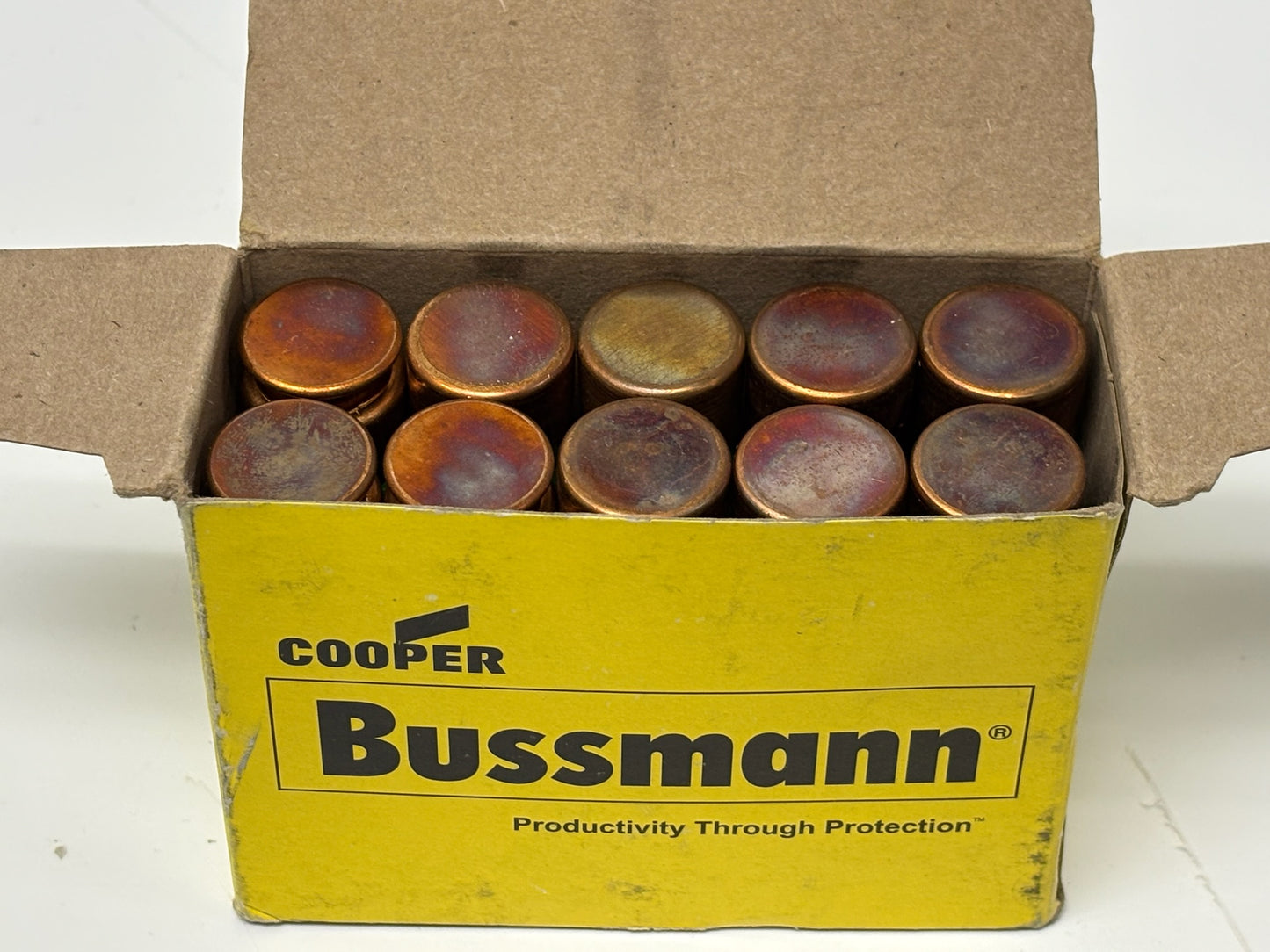 10 Pk Bussman FRN-R-40 Class RK5 40 Amp Time-Delay Fuse for Protection