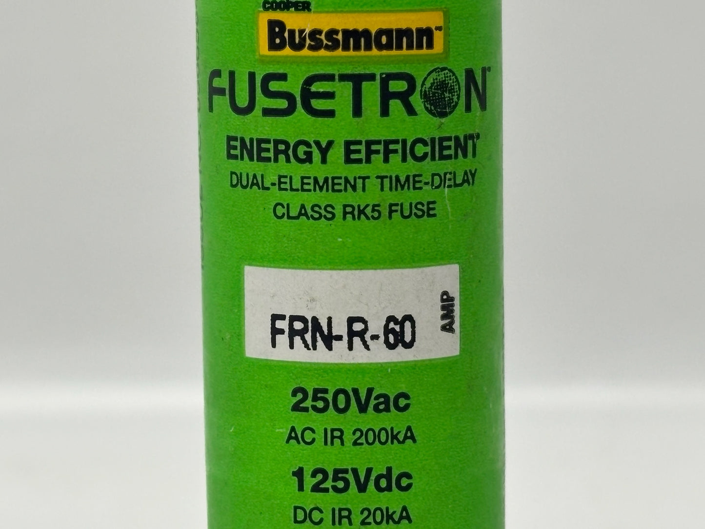 10PK Bussmann FRN-R-60 Class RK5 60 A Dual-Element Time-Delay Fuse