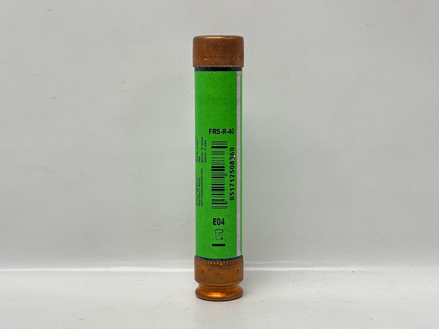 5PK Bussmann FRS-R-40 Class RK5 Dual-Element Time-Delay Fuse, 40 A