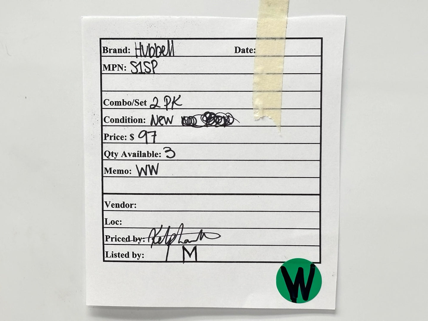 2PK Hubbell S1SP Dual StyleLine®/Decorator Sub-Plate — Floor Box Insert