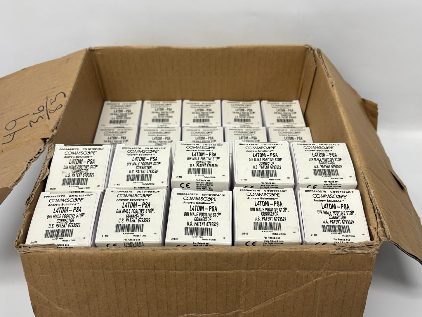 35PK CommScope L4TDM-PSA 7-16 DIN Male Positive Stop Connector