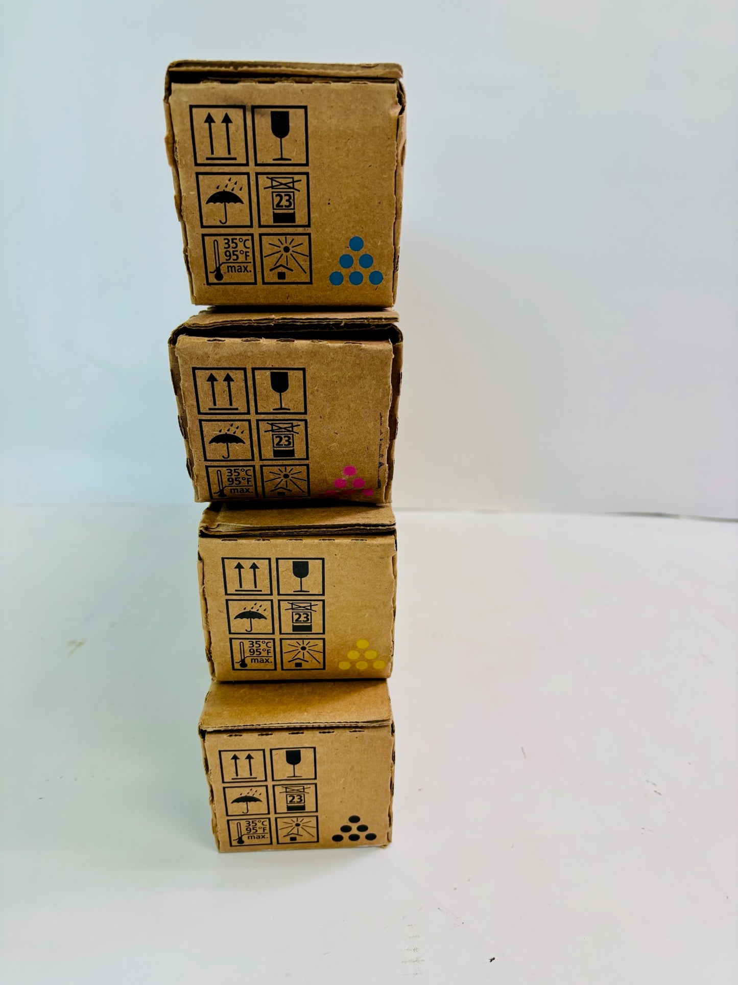4 Genuine Ricoh MPC2503, C2004 Cyan, Mag, Yellow & Black Toner 841918,19,20,21