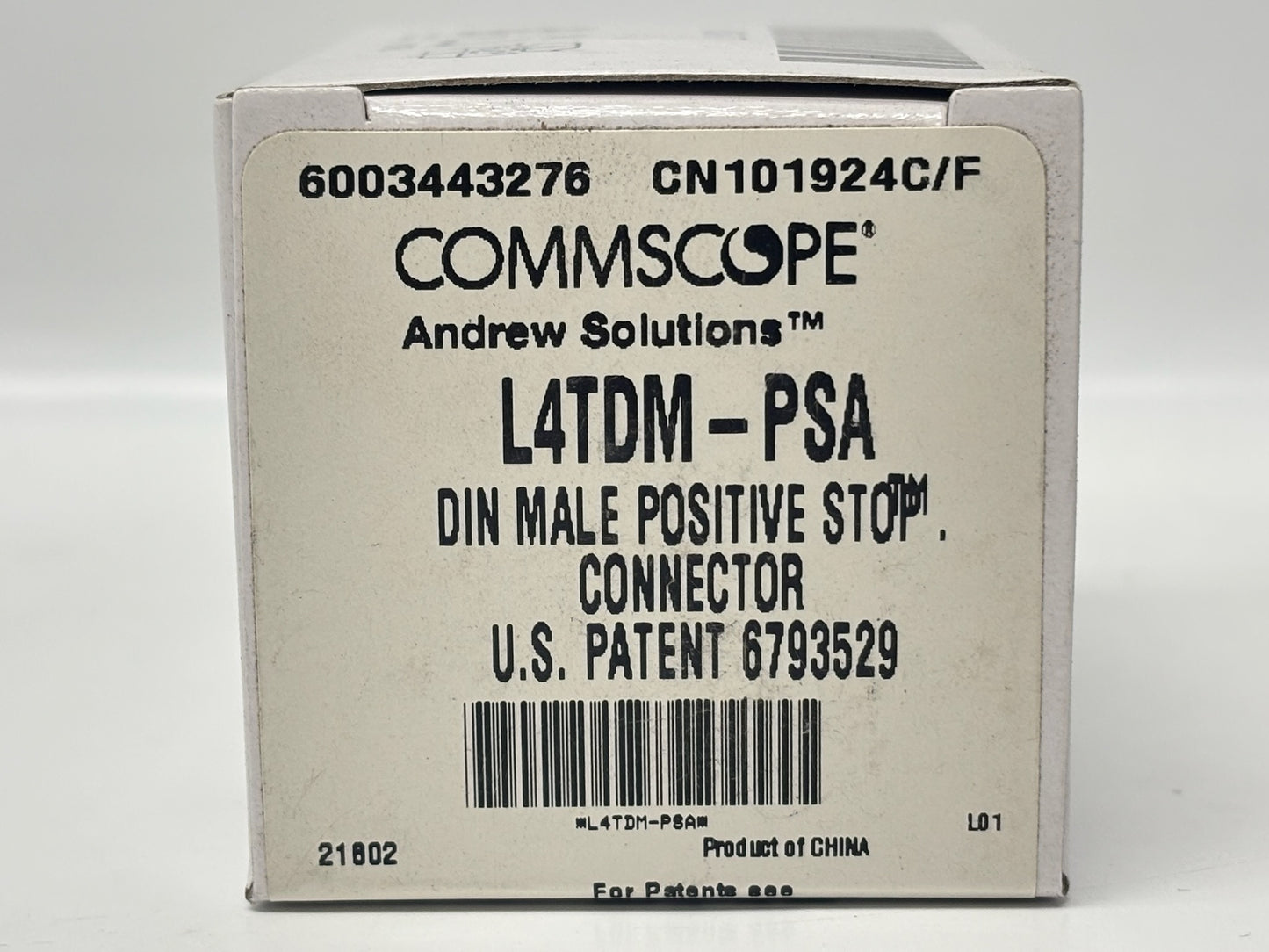 35PK CommScope L4TDM-PSA 7-16 DIN Male Positive Stop Connector
