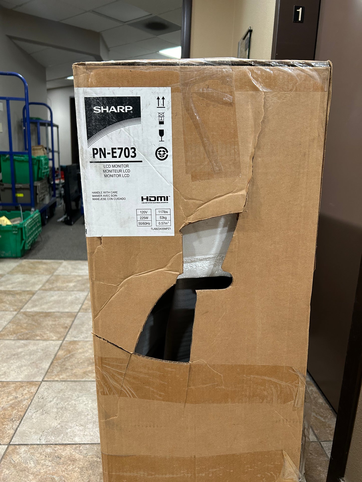 Sharp PN-E703 70"-Class Full HD Commercial LED Monitor